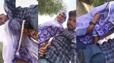 Rajasthani Village Bhabhi’s Outdoor Blowjob