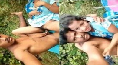 गाँव के जवान लवर की जंगल वाली चुदाई