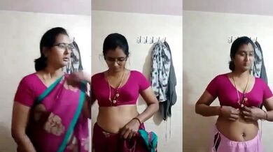 Telugu Village Aunty Stripping Saree – Sex Videos